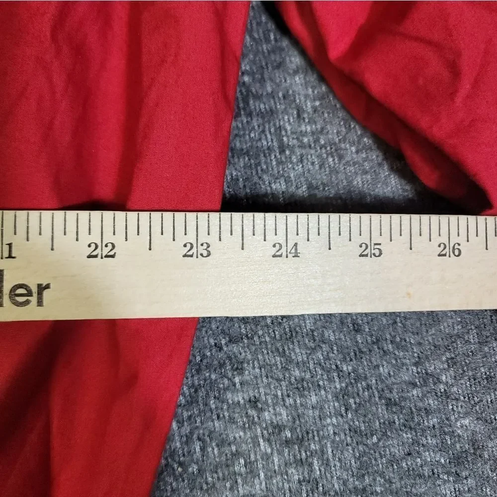 Lakeland Reversible Toile Jacket Size 46 Red / White Print Bomber NOS Vintage